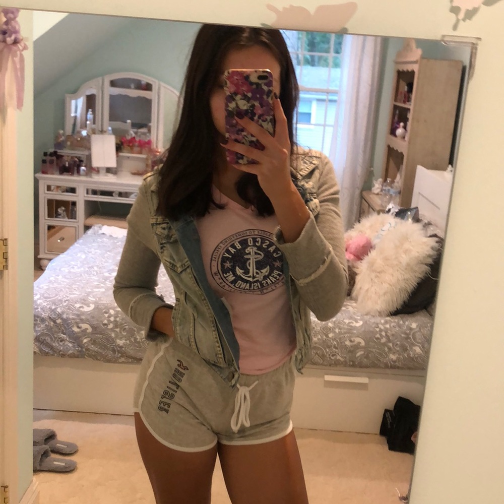 Aeropostale denim/fabric jacket
